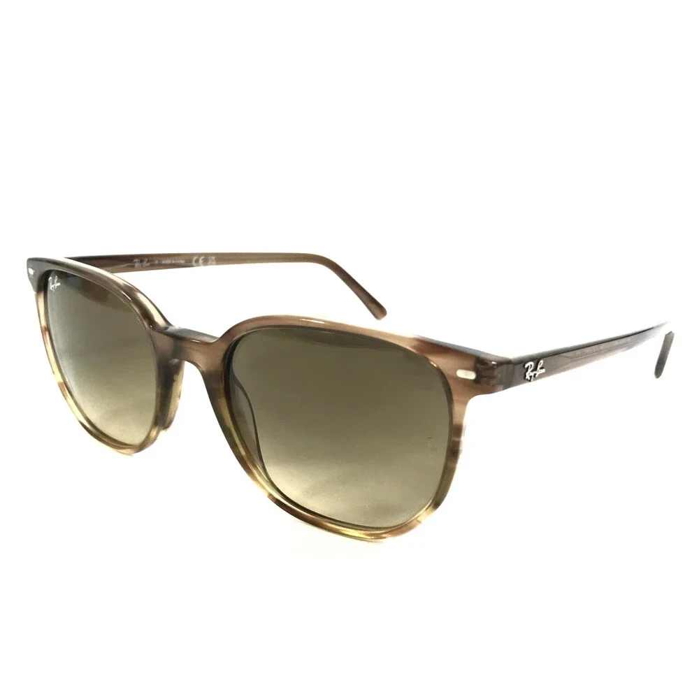 Ray-Ban Sunglasses RB2197 ELLIOT 1392/0A Gradient Brown Striped Frames 52 mm